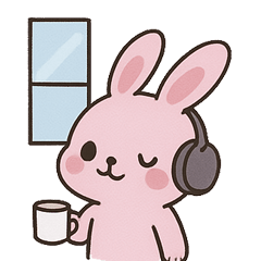 A naughty and cute rabbit