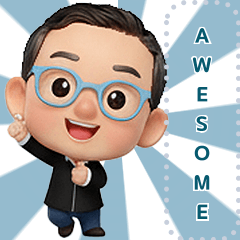 Businessman Sticker Message 2025