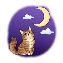 猫月のノルジャンスタンプ