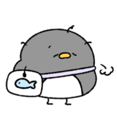 ネガティブなへんてこなペンギン