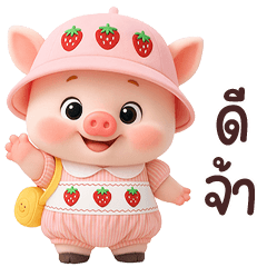 Little Pig in Sweet outfit 18