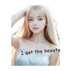 I get the beauty girl-English