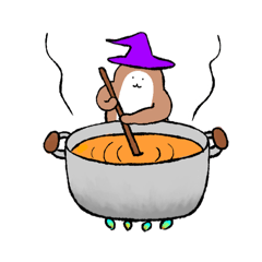 ぶぶちよスタンプ　ハロウィン