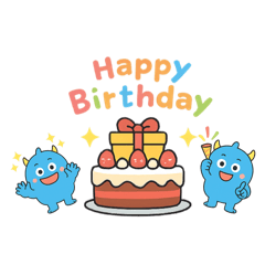 ブルモンのカラフルスタンプ