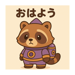 ロケットたぬたぬ (朝バージョン)