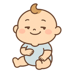 cheeky cute baby stickers