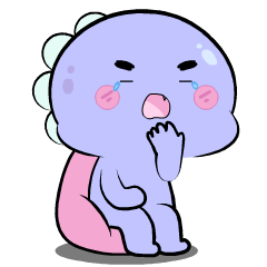 Chubby Grumpy Dino 5 : Animated