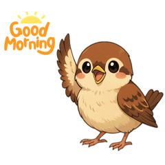 Animal Sticker Sparrow Edition  Eng Vr