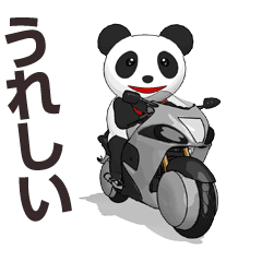 Panda rider goes anywhere