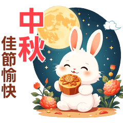 ♡Q白兔♡中秋快樂