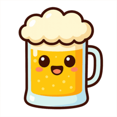 draftbeer-kun cheerful stickers