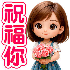 可愛活潑女孩 2