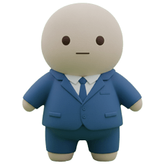 simple person work Sticker