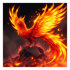 flame and phoenix