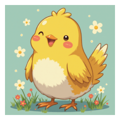 Various chubby little birds