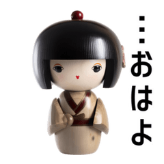 Kokeshi Stickers 90