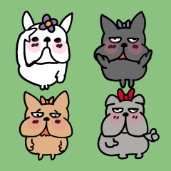 French Bulldog 2 Speech bubble