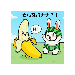 Negative Watermelon Bunnies