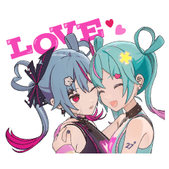 DecoMiku LIVE Hello stickers (DECO*27)