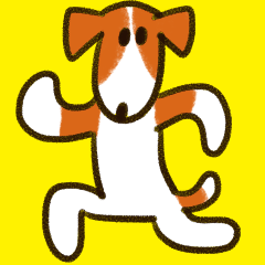 Moving Dog -Beagle-