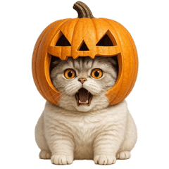 แมวขาว ฮัลโลวีน (No text)