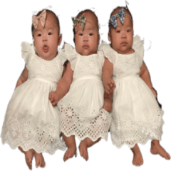 Triplets sisters