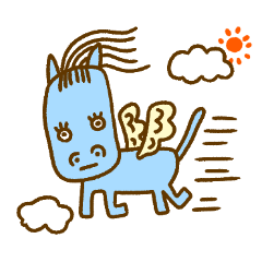 画伯チックなペガサス