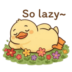 A cute little ducky with bright colors.