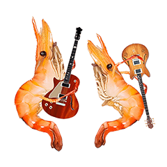 クールなエビ！(動く)