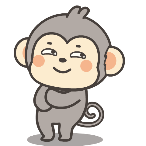 funny monkey : Effect stickers