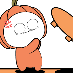Weird Pumpkin 2 : Animated Stickers
