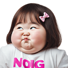 Chubby Girl Funny face156(MINI)EN