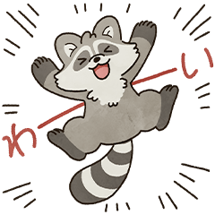 soft Raccoon daily life by IRAStudio