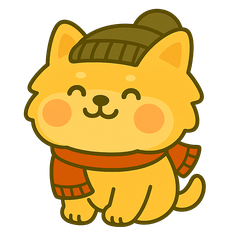 Cute Pomeranian Dog - Autumn & Winter