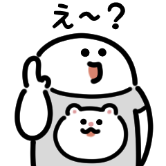 動物印花T卹貼紙（日文）