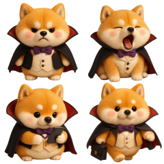 หมาชิบะกับชุดแดร็กคูล่า