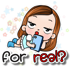 (English)Hom, a cute happy girl