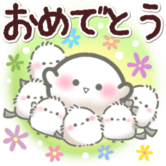 ちっちゃすぎる♡敬語のおもちとシマエナガ