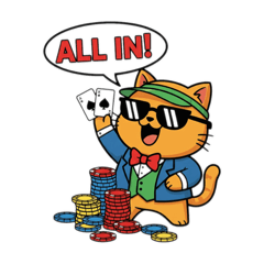 poker mike cat
