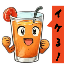 Personified Cocktail and Sweets Stickers