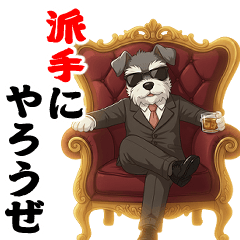 Dandina Schnauzer Sticker4