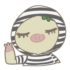 cutepig boochan sticker