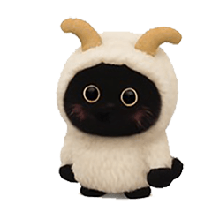 Sheepie Black Cat