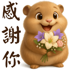 可愛水豚**日常實用貼**