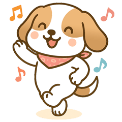Daily Beagle Stickers: Bibi the Puppy2