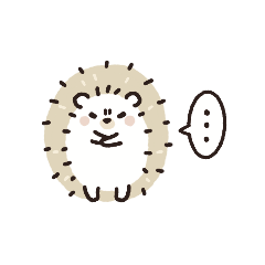 Basically a grumpy hedgehog