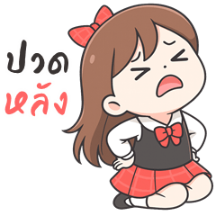 Milky cute girl (Big Stickers)