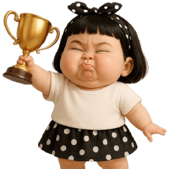 สาวน้อยชุดลายจุดขาวดำไม่พูดเเล้ว