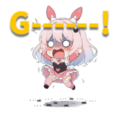 バニーガールの日常会話スタンプ2