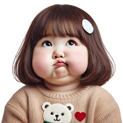 Chubby Girl Funny face157(MINI)EN
